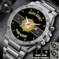 Personalized Ireland Soldier/ Veteran With Name And Rank Gentleman Stainless Steel Watch - 17388000