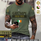 Personalized Ireland Soldier/Veteran Camo with Name, Year and Rank T-Shirt All Over Printed - 17411328