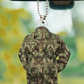 Personalized Italy Veteran/Soldier Christmas with Name and Rank Ornament Printed - 17318880