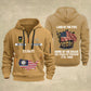 Navy Rating - Land Of The Free Home Of The Brave – Personalized Zip Hoodie Multicolor, Custom Rank Unit Military Branch Zip Hoodie Multicolor, 250th USA, 4th of July - 17700768