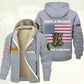 Army Branch - Personalized US Soldier/ Veteran With Name And Rank Hoodie Zip Velvet Coat - 17362944