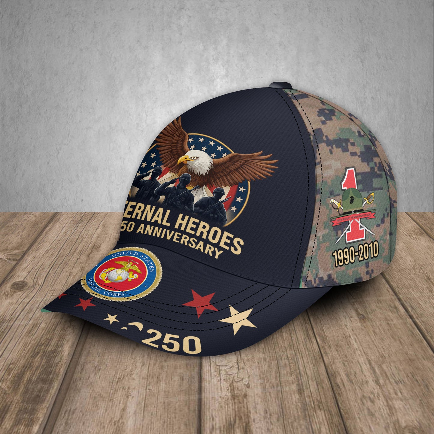 Casquette à imprimé intégral de l'armée américaine
