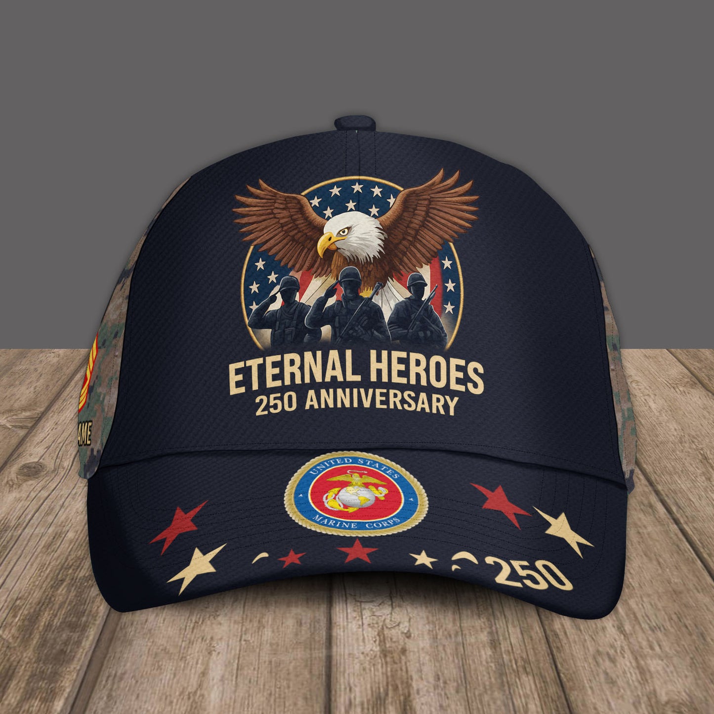 Casquette à imprimé intégral de l'armée américaine