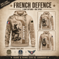 Personalized France Soldier/Veteran with Name & Rank Hoodie All Over Printed - QK1779148818