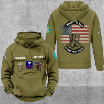 Coast Guard Rating - Personalized US Soldier/ Veteran Vintage Hoodie All Over Printed - 17494272