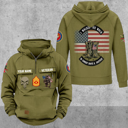 Marines Battalions - Personalized US Soldier/ Veteran Vintage Hoodie All Over Printed - 17494272