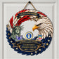 Air Force Command - Personalized Rank, Name And Year US Soldier/Veterans Wooden Sign - 17774208