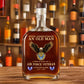 Air Force Badge - Personalized US Soldier/ Veteran With Rank, Name And Year Whiskey Bottle Glass - 17769888