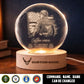 Air Force Command - Personalized US Veteran/ Soldier With Rank And Name Crystal Ball Night Light - 1776816002