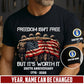 Air Force Badge - Personalized Name US Soldier/ Veteran T-Shirt - 1776470402