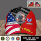 Air Force Badge - Personalized Rank And Name US Soldier/Veterans Baseball Cap - 1776038402