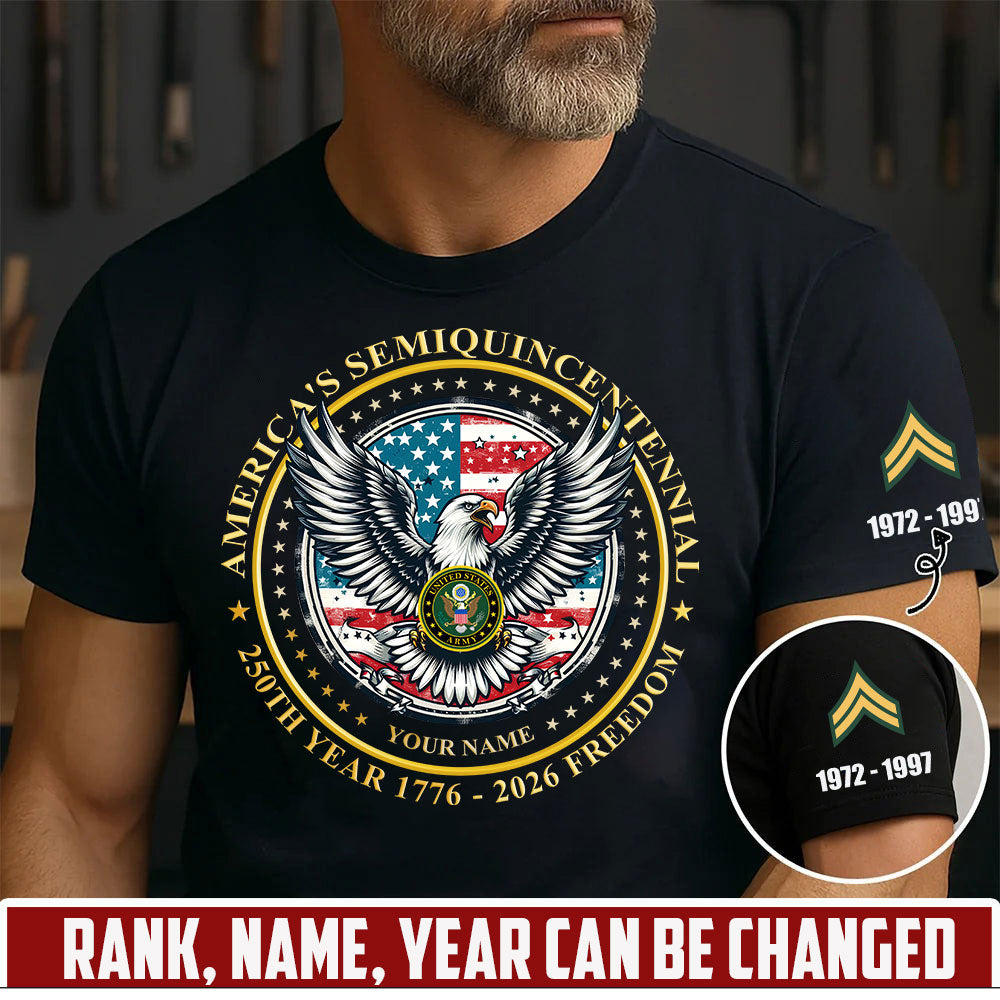 Army Division - Personalized Name US Soldier/ Veteran T-Shirt - 17764704