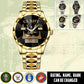 Navy Rating - Personalized US Soldier/ Veteran With Name, Rank And Year Gentleman Crystal Metal Watch - 1777334402