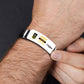 Navy Badge - Personalized US Soldier/ Veteran With Rank, Name And Year Bracelet - 17453664