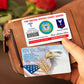 Coast Guard Rating - Personalized US Soldier/ Veteran Aluminum Wallet Card - 17490816