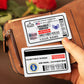 Air Force Badge - Personalized US Soldier/ Veteran Aluminum Wallet Card - 17488224