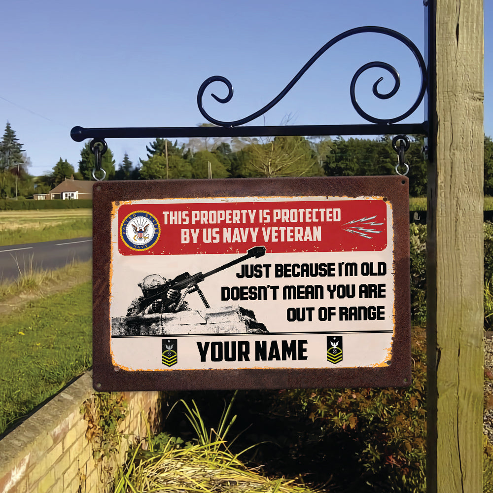 Navy Rating - Personalized US Soldier/ Veteran Rectangle  Metal Sign - 17482176