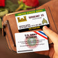 Army Branch - Personalized US Soldier/ Veteran Aluminum Wallet Card - 17489952