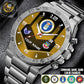Air Force Command - Personalized US Soldier/ Veteran With Name And Rank Gentleman Stainless Steel Watch - 17491680