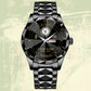 Navy Rating - Personalized US Soldier/ Veteran Rank And Name Gentleman Crystal Metal Watch - 17448480