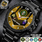 Army Division - Personalized US Soldier/ Veteran With Name And Rank Gentleman Stainless Steel Watch - 17491680