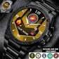 Marines Battalions - Personalized US Soldier/ Veteran With Name And Rank Gentleman Stainless Steel Watch - 17491680