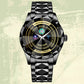 Coast Guard Rating - Personalized US Soldier/ Veteran Rank And Name Gentleman Crystal Metal Watch - 17447616
