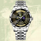 Army Division - Personalized US Soldier/ Veteran Rank And Name Gentleman Crystal Metal Watch - 17447616
