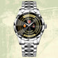Marines Battalions - Personalized US Soldier/ Veteran Rank And Name Gentleman Crystal Metal Watch - 17447616