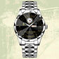 Navy Rating - Personalized US Soldier/ Veteran Rank And Name Gentleman Crystal Metal Watch - 17448480