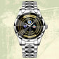 Air Force Command- Personalized US Soldier/ Veteran Rank And Name Gentleman Crystal Metal Watch - 17447616
