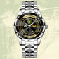 Army Branch - Personalized US Soldier/ Veteran Rank And Name Gentleman Crystal Metal Watch - 17447616