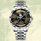 Navy Rating- Personalized US Soldier/ Veteran Rank And Name Gentleman Crystal Metal Watch - 17447616