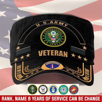 Army Division  - Personalized US Soldier/ Veteran With Name, Rank And Year Military Cap - 17400960