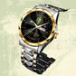 Army Division - Personalized US Soldier/ Veteran Rank And Name Gentleman Crystal Metal Watch - 17448480