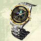 Coast Guard Rating - Personalized US Soldier/ Veteran Rank And Name Gentleman Crystal Metal Watch - 17447616