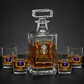 Army Division - Personalized US Soldier/ Veteran Rank, Year And Name - Whiskey Decanter Set - 17754084
