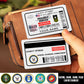 Navy Rating - Personalized US Soldier/ Veteran Aluminum Wallet Card - 17488224