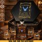 Air Force Badge- Personalized US Soldier/ Veteran Premium Whiskey Decanter Set – Personalized Gift Box - 17754084