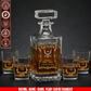 Navy Rating - Personalized US Soldier/ Veteran Rank, Year And Name - Whiskey Decanter Set - 17754084