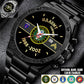Army Division - Personalized US Soldier/ Veteran With Name And Rank Gentleman Stainless Steel Watch - 17388000