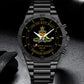 Personalized Australia Soldier/ Veteran With Name And Rank Gentleman Stainless Steel Watch -  Anthony Galea