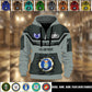 Air Force Badge - Personalized US Soldier/ Veteran 3D Half-zip Hoodie -17508096