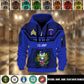 Army Division - Personalized US Soldier/ Veteran 3D Half-zip Hoodie -17508096