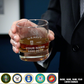 Navy Badge- Personalized US Soldier/ Veteran With Rank, Name and Year Whiskey Glass - 17750880