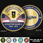 Navy Badge - Personalized US Veteran/ Soldier With Rank,  Name And Year Challenge Coin - 1775779203