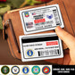 Air Force Command - Personalized US Soldier/ Veteran Aluminum Wallet Card - 17488224