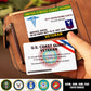 Coast Guard Rating - Personalized US Soldier/ Veteran Aluminum Wallet Card - 17489952
