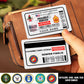 Marines Battalions - Personalized US Soldier/ Veteran Aluminum Wallet Card - 17488224