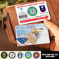 Coast Guard Rating - Personalized US Soldier/ Veteran Aluminum Wallet Card - 17490816
